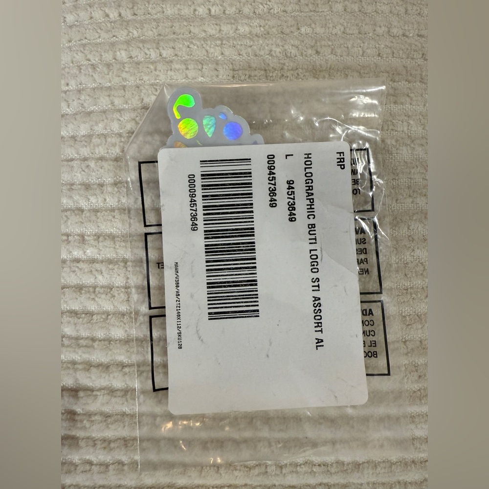 ⭐️SOLD⭐️ Brand New Free People Movement Holographic Buti Logo Sticker - Picture 3 of 5